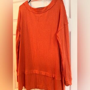 We the free -Free People Shrimp Colored Loose Top Size Small